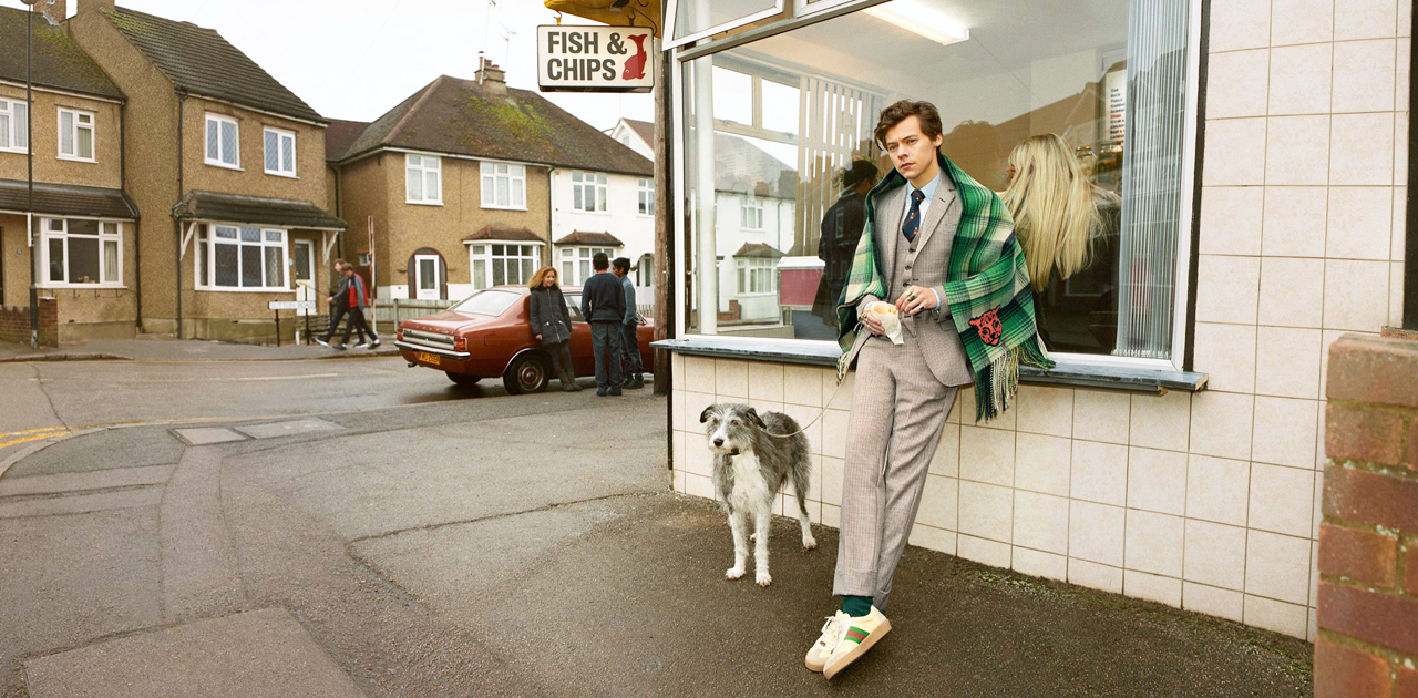 Gucci Men’s Tailoring X Harry Styles – Fashion Forward & Fish ‘n’ Chips